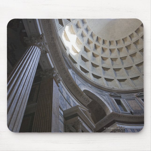 Mousepad Um feixe de luz através do óculo no interior (Frente)