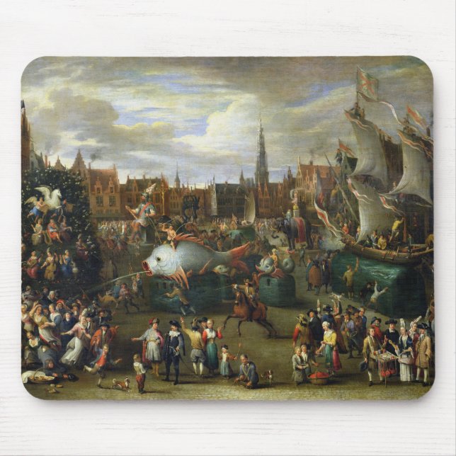 Mousepad Um festival em Antuérpia (Frente)