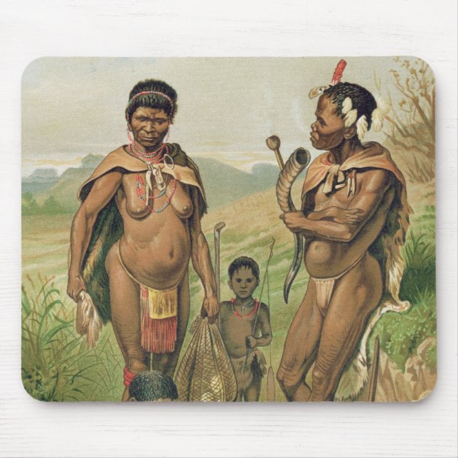 Mousepad Um frontispiece da família de Bosjesman (Frente)