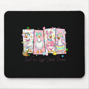 Mousepad Um ganso citado ovo engraçado para crianças menina