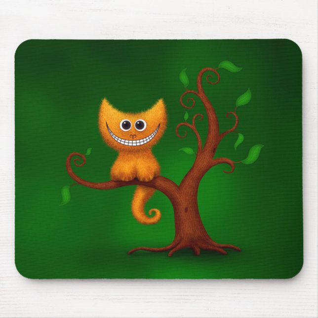 Mousepad Um gatinho de Cheshire (Frente)