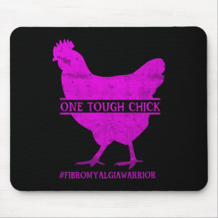 Mousepad Um Guerreiro de Fibromialgia de Pintinho Duro - Co
