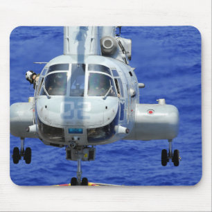Mousepad Um helicóptero do cavaleiro do mar de CH-46E