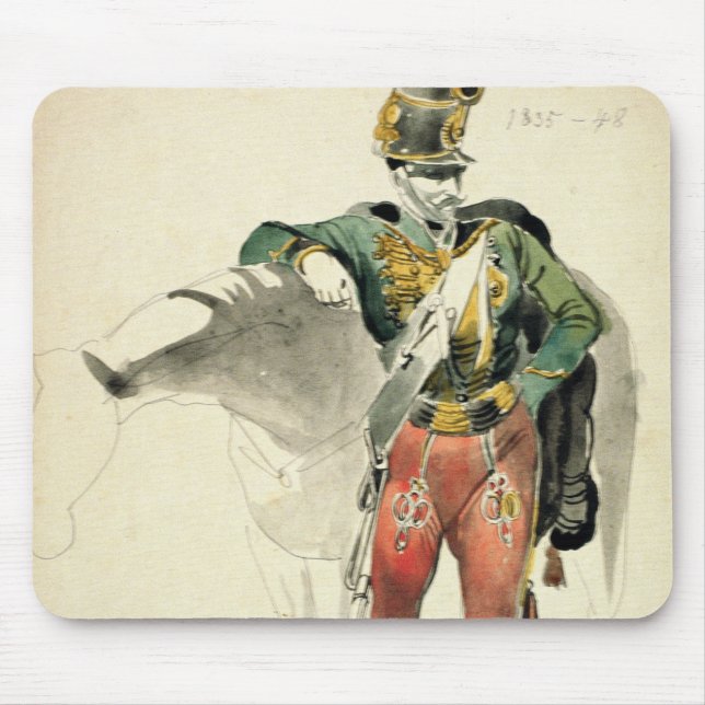 Mousepad Um Hussar do 9o regimento (Frente)