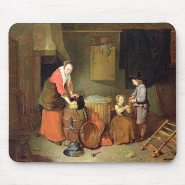 Mousepad Um interior da cozinha, século XVII (Frente)