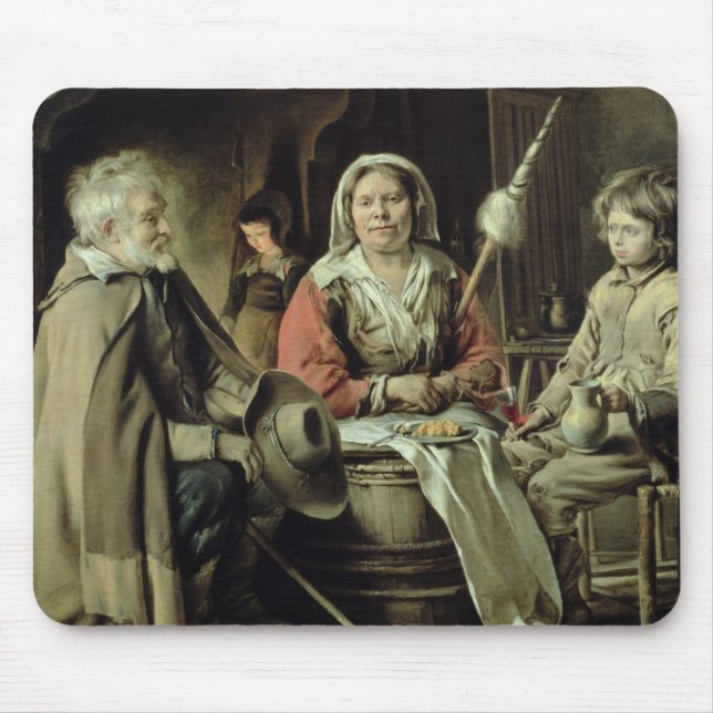 Mousepad Um interior francês, c.1645 (Frente)
