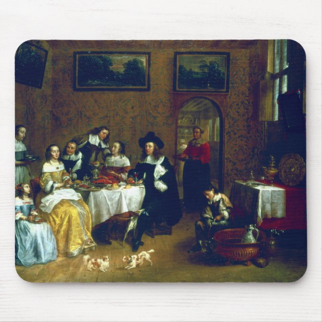 Mousepad Um jantar nobre da família (Frente)
