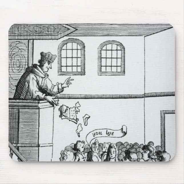 Mousepad Um jesuíta que Preaching contra nossa bíblia (Frente)