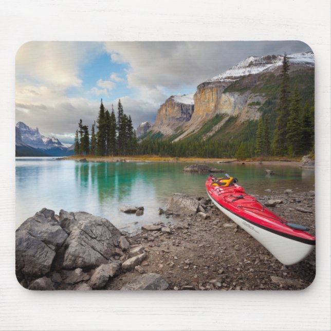 Mousepad Um kayak do mar na costa da Ilha Espírito (Frente)