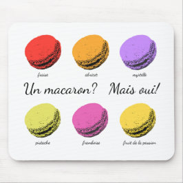 Mousepad Um macarão? Mais oui!