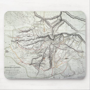 Mousepad Um mapa do reino de Kabul