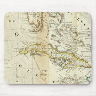 Mousepad Um Mapa Exato Do Sul Da América Do Norte