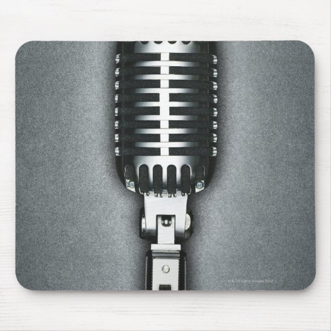 Mousepad Um microfone clássico (Frente)