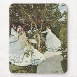 Mousepad Um moinho de vento em Zaandam Claude Monet