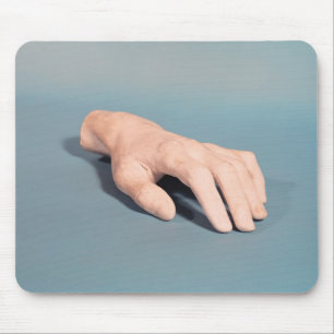 Mousepad Um molde da mão de Frederic Chopin