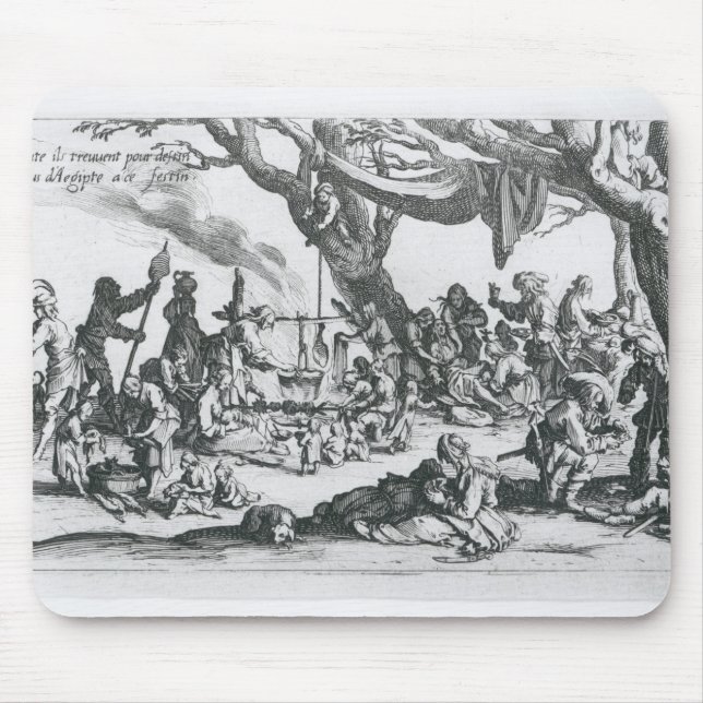 Mousepad Um nascimento em um acampamento aciganado (Frente)