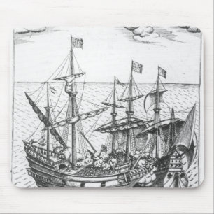 Mousepad Um navio de tesouro espanhol