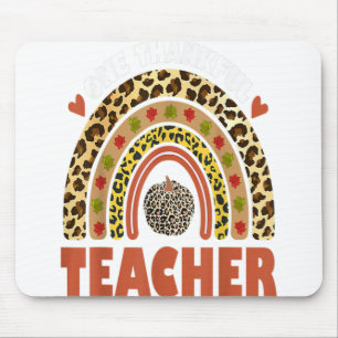 Mousepad Um Obrigado agradecido do professor Leopard Rainbo
