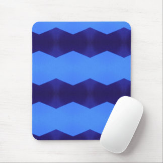 Mousepad Um padrão das linhas azuis escuras e bebê