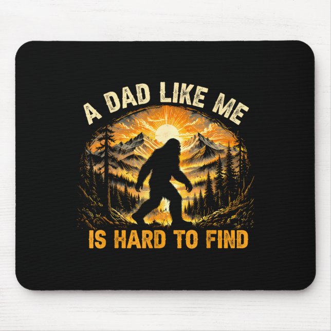 Mousepad Um pai como eu é difícil de achar divertido papai  (Frente)