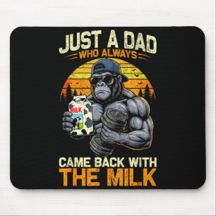 Mousepad Um pai que voltou com o gorila do leite papai Um d