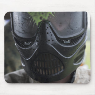 Mousepad Um paintball redondo