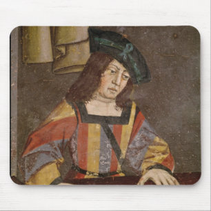 Mousepad Um pano mercante do corte de pano
