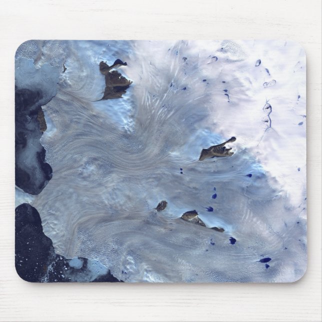 Mousepad Um pequeno campo de geleiras rodeia Baffin Bay (Frente)