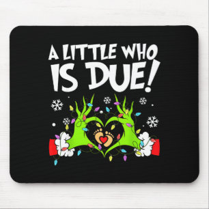 Mousepad Um Pequeno Quem Está Devido Natal Divertido Anúnci