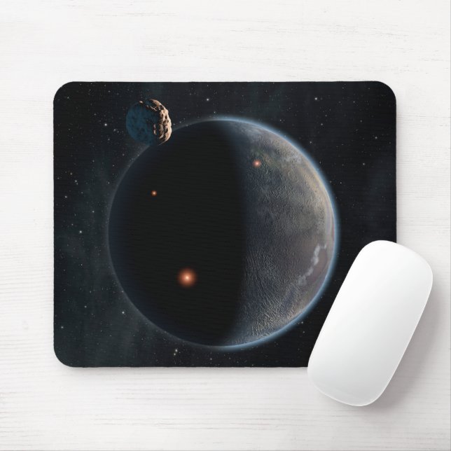 Mousepad Um Planeta Semelhante À Terra Rico Em Carbono E Se (Com mouse)