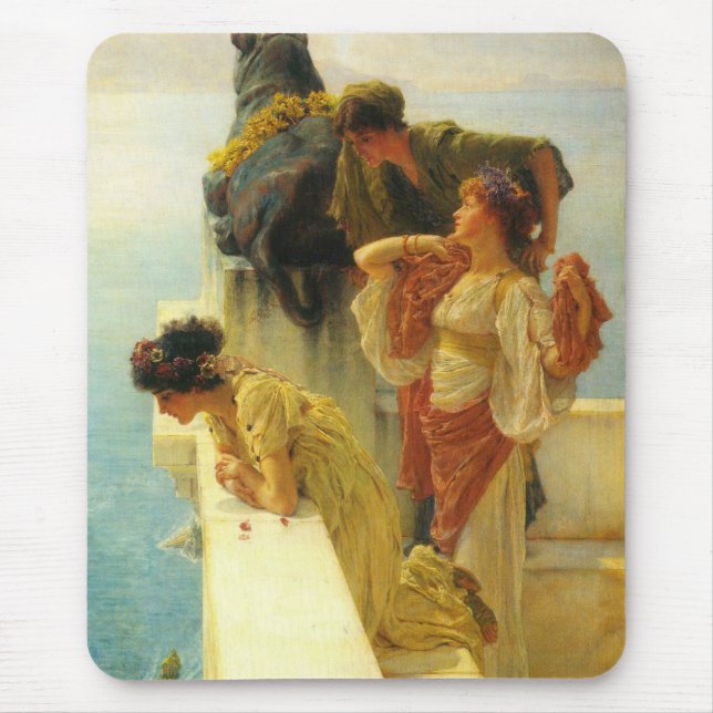 Mousepad Um Ponto de Observação de Sir Lawrence Alma-Tadema (Frente)
