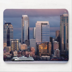 Mousepad Um por do sol bonito e dramático visto do oeste