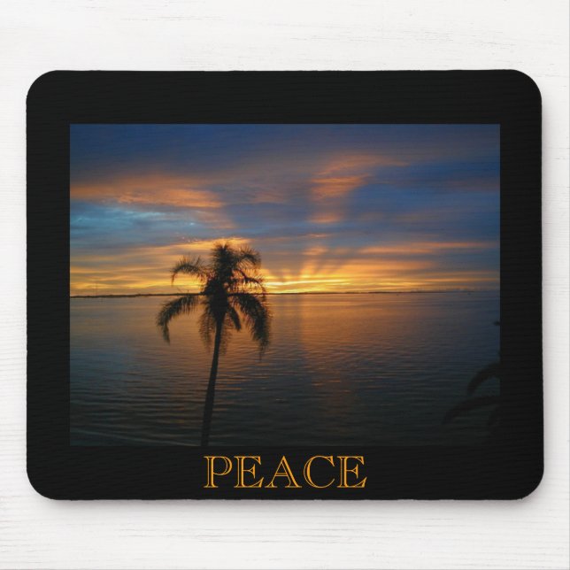Mousepad Um por do sol calmo (Frente)