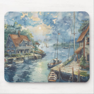 Mousepad Um Porto Tranquilo