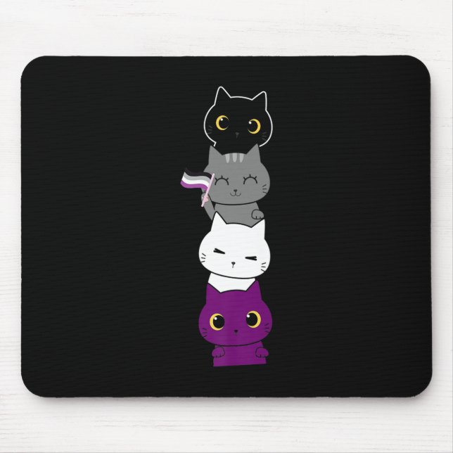 Mousepad Um Pouco De Amor Com Presente De Gato| | Presentes (Frente)
