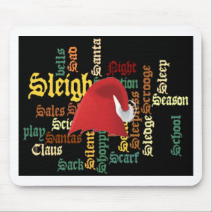 Mousepad Um presente de Natal Tenha um belo dia e uma noite