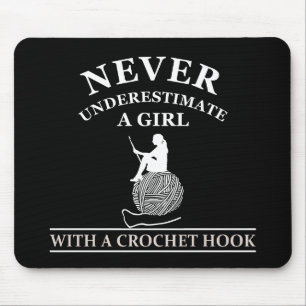 Mousepad Um presente engraçado de crochê