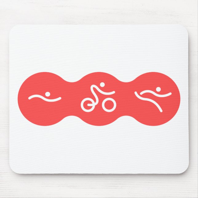 Mousepad Um presente Triathlon excelente para seu amigo ou  (Frente)