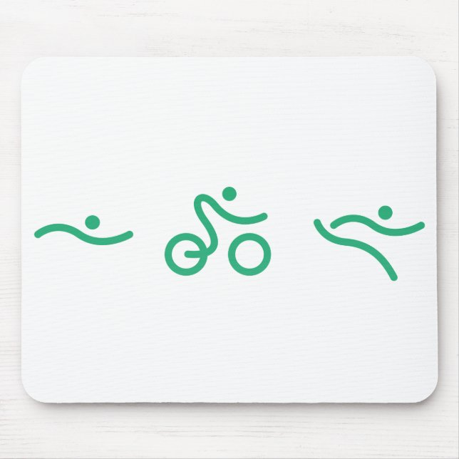 Mousepad Um presente Triathlon excelente para seu amigo ou  (Frente)