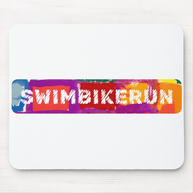 Mousepad Um presente Triathlon excelente para seu amigo ou  (Frente)