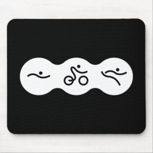 Mousepad Um presente Triathlon excelente para seu amigo ou 