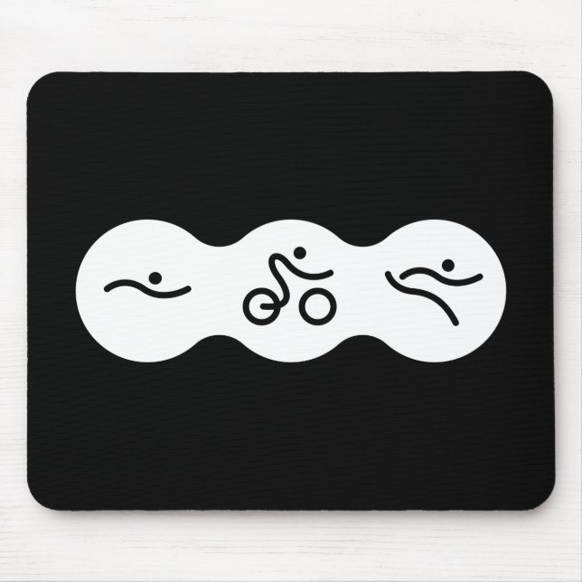 Mousepad Um presente Triathlon excelente para seu amigo ou  (Frente)