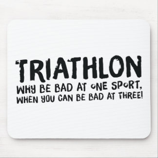 Mousepad Um presente Triathlon excelente para seu amigo ou 