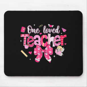 Mousepad Um Professor Amado Coquete Laço Lápis Dia dos Namo