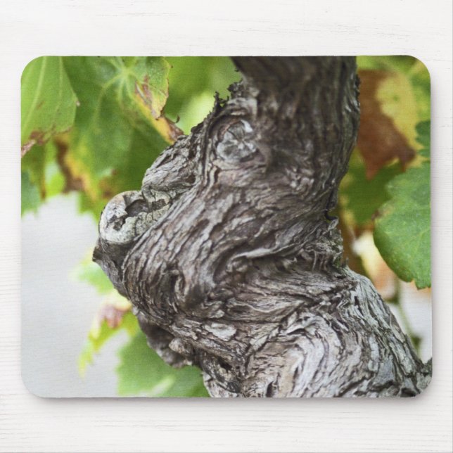 Mousepad Um ramo de uma vinha muito velha com brilho (Frente)