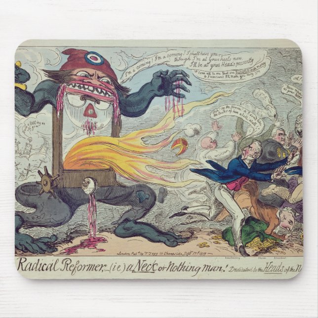 Mousepad Um reformista radical, um pescoço ou nada homem (Frente)