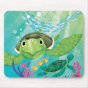 Mousepad Um salvamento da tartaruga de mar