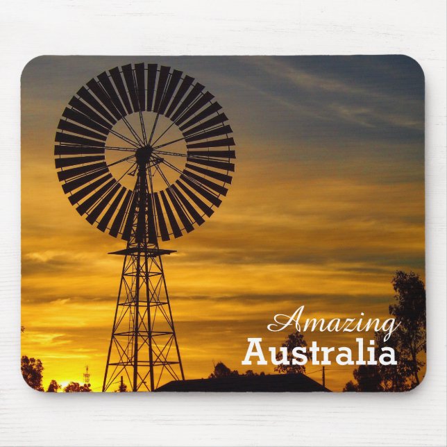 Mousepad Um surpreendente murro da Austrália (Frente)