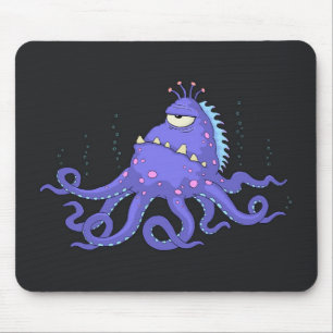 Mousepad Um tapete do rato Eyed do polvo