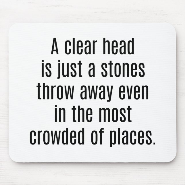 Mousepad Um teclado de mouse transparente (Frente)